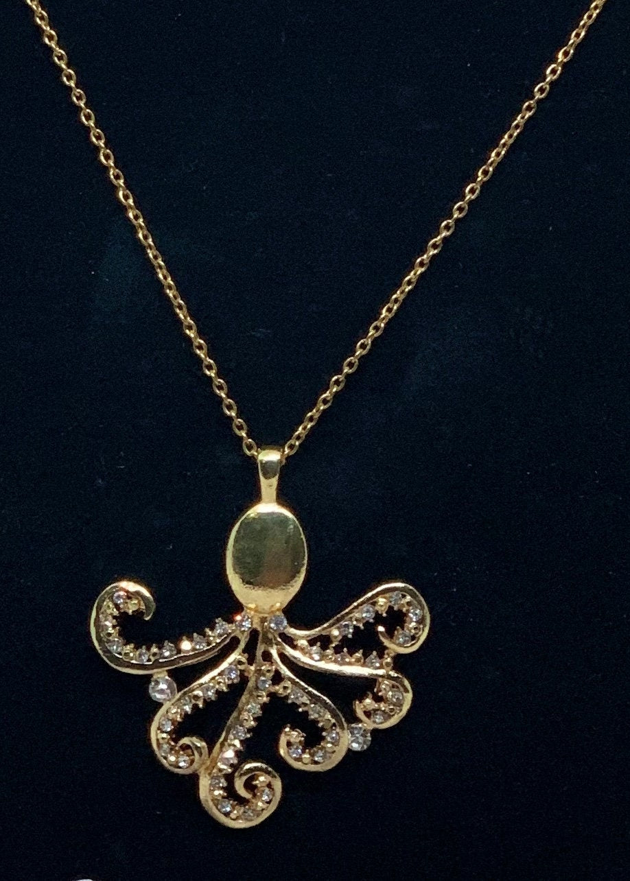 Under the sea Collection, Octopus with Rhinstones, "Bubbles"